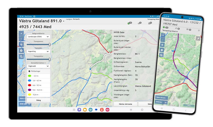  Visualisera väginfo med Autori Väginfo-app